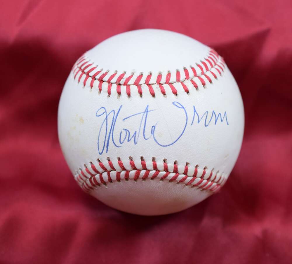 Monte Irvin Autograph National League ONL Signed Baseball 4