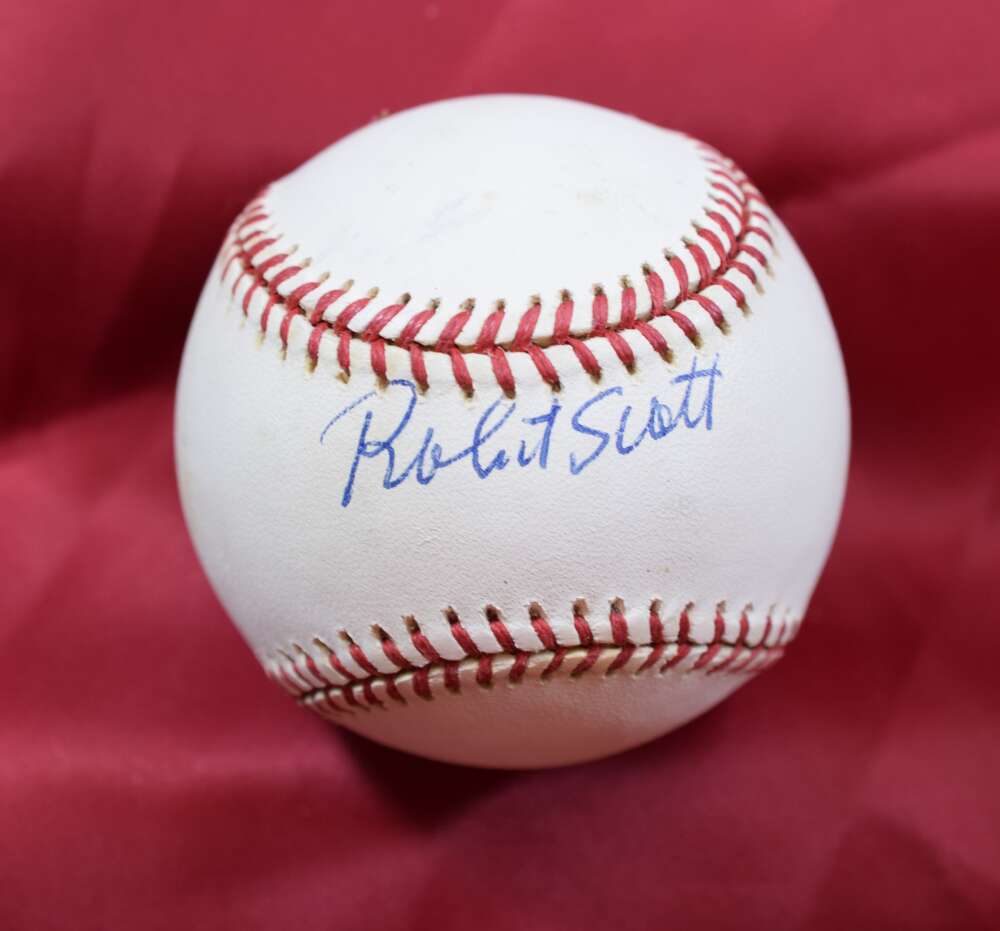 Robert Scott Autograph American League OAL Signed Baseball