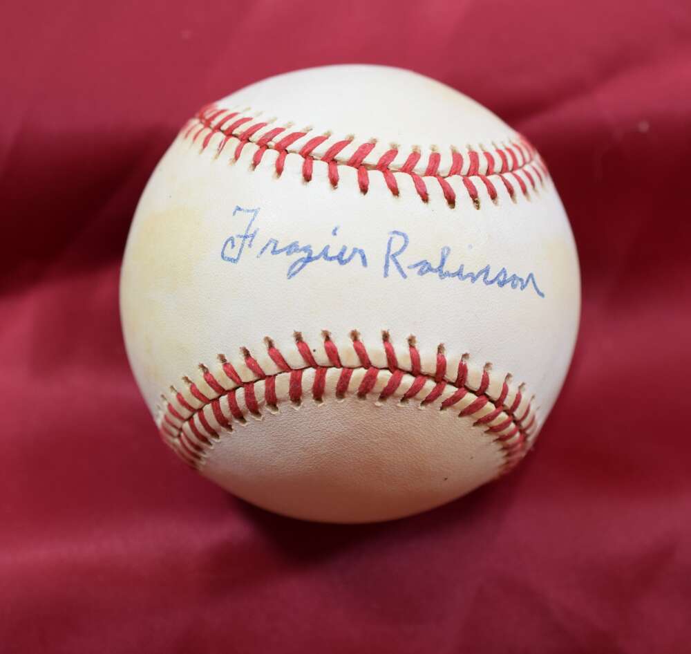 Frazier Robinson Autograph American League OAL Signed Baseball