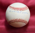 Frank Evans Autograph American League OAL Signed Baseball