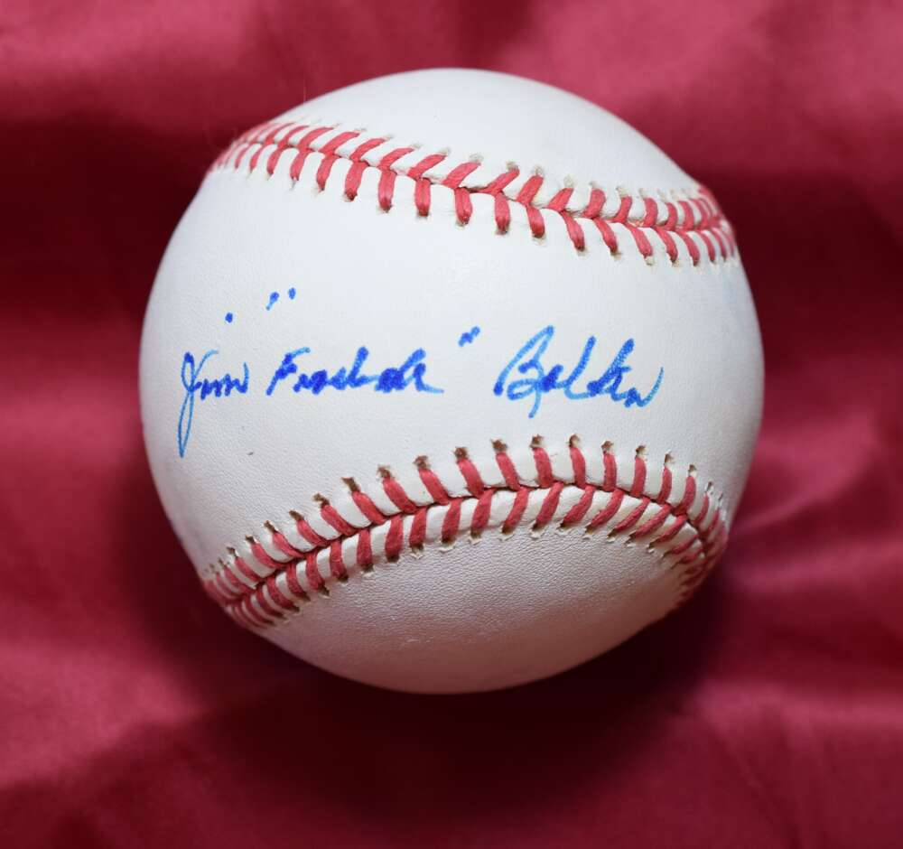 Jim Fire Ball Bolden Autograph American League OAL Signed Baseball