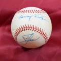 Larry Dolan Jim Thome Autograph American League OAL Signed Baseball