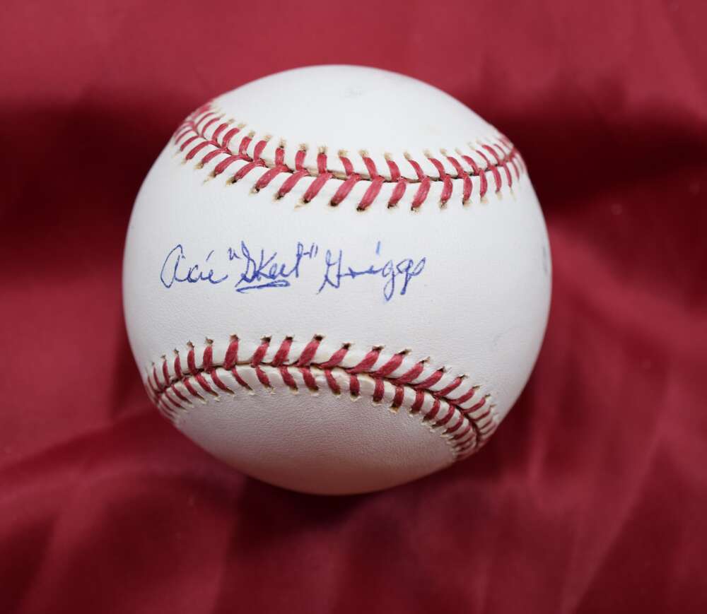 Acie Skeet Griggs Autograph Signed Baseball