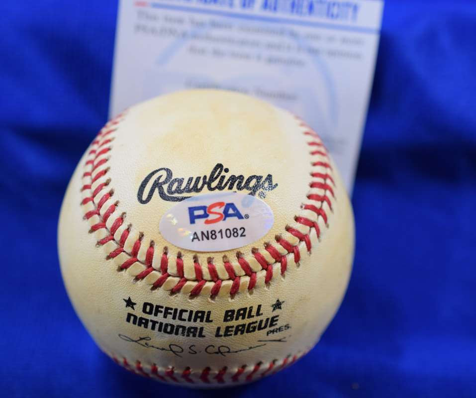Richie Ashburn PSA DNA Autograph National League ONL Signed Baseball