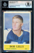 Bob Lilly Beckett BAS Vintage Signed 1964 Philadelphia Autograph