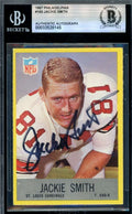 Jackie Smith Beckett BAS Signed 1967 Philadelphia Rookie Autograph Cardinals