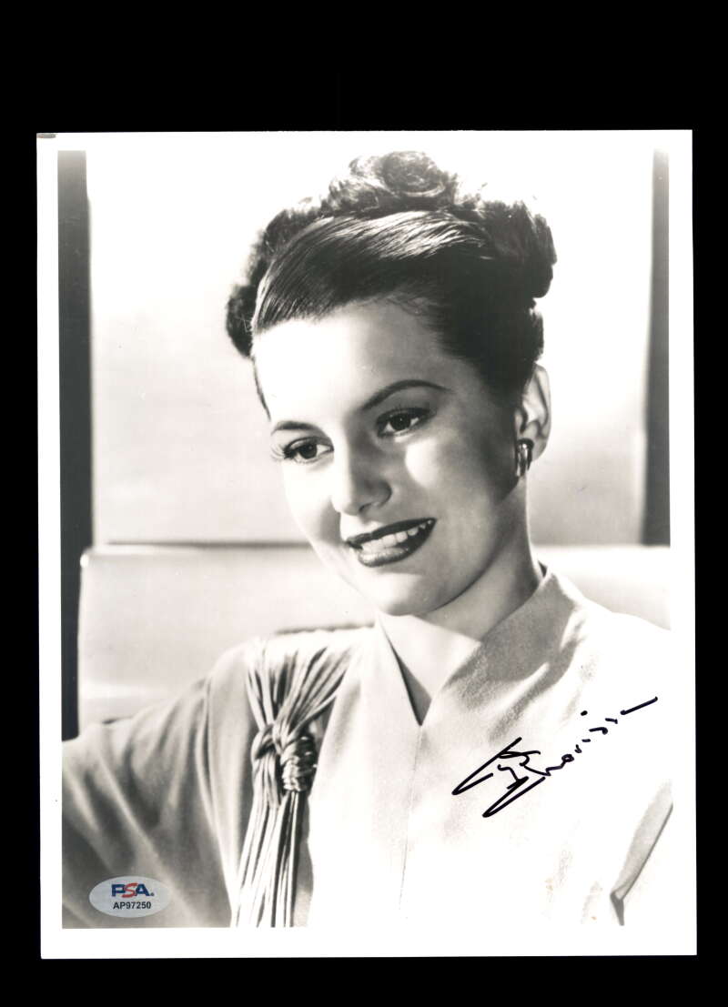 Cyd Charisse PSA DNA Coa Signed 8x10 Photo Autographed