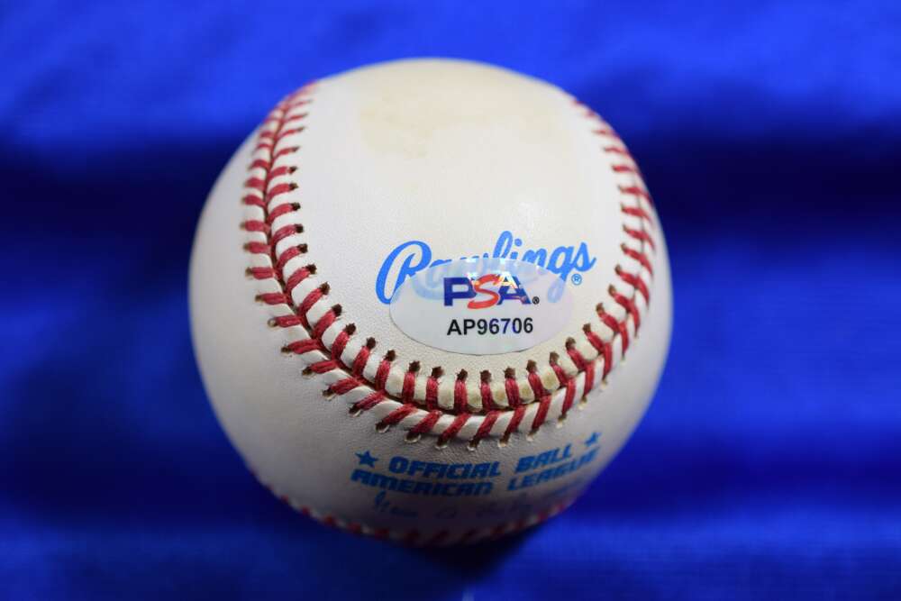 Kirby Puckett PSA DNA Coa Autograph American League OAL Signed Baseball Twins