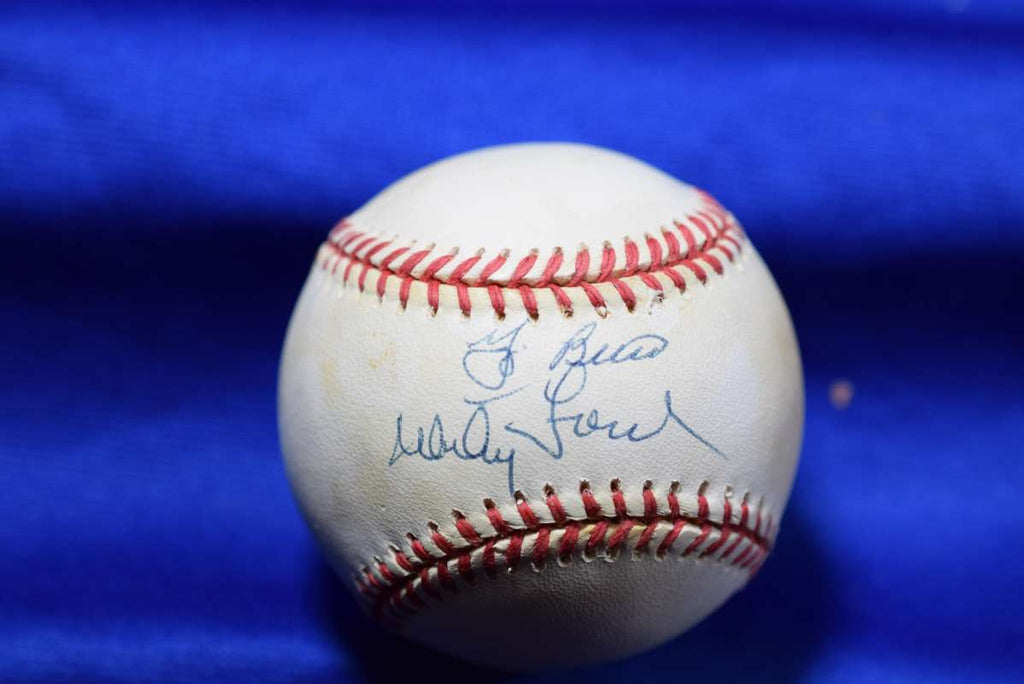 Yogi Berra Whitey Ford PSA DNA Autograph American League OAL Signed Baseball