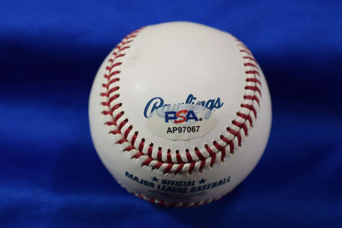 Carlos Baerga PSA DNA Autograph Major League OML Signed Baseball