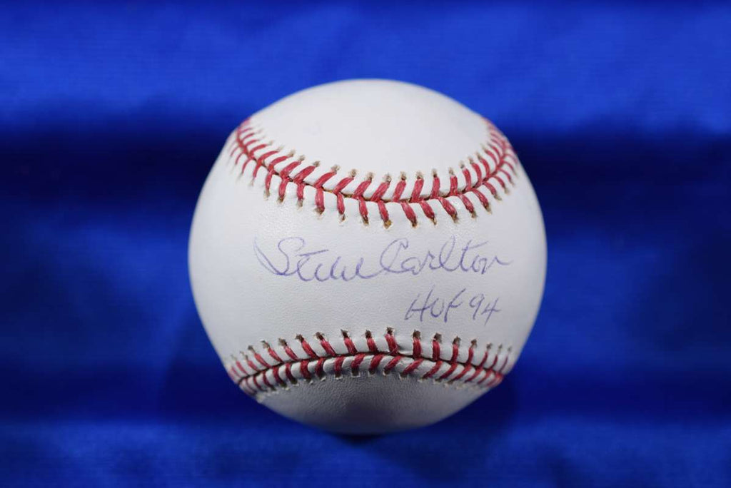 Steve Carlton PSA DNA Autograph Major League OML Signed Baseball HOF 94
