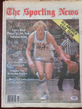 Larry Bird PSA DNA Signed  Original 1979 Indiana State Sporting News Magazine Autograph