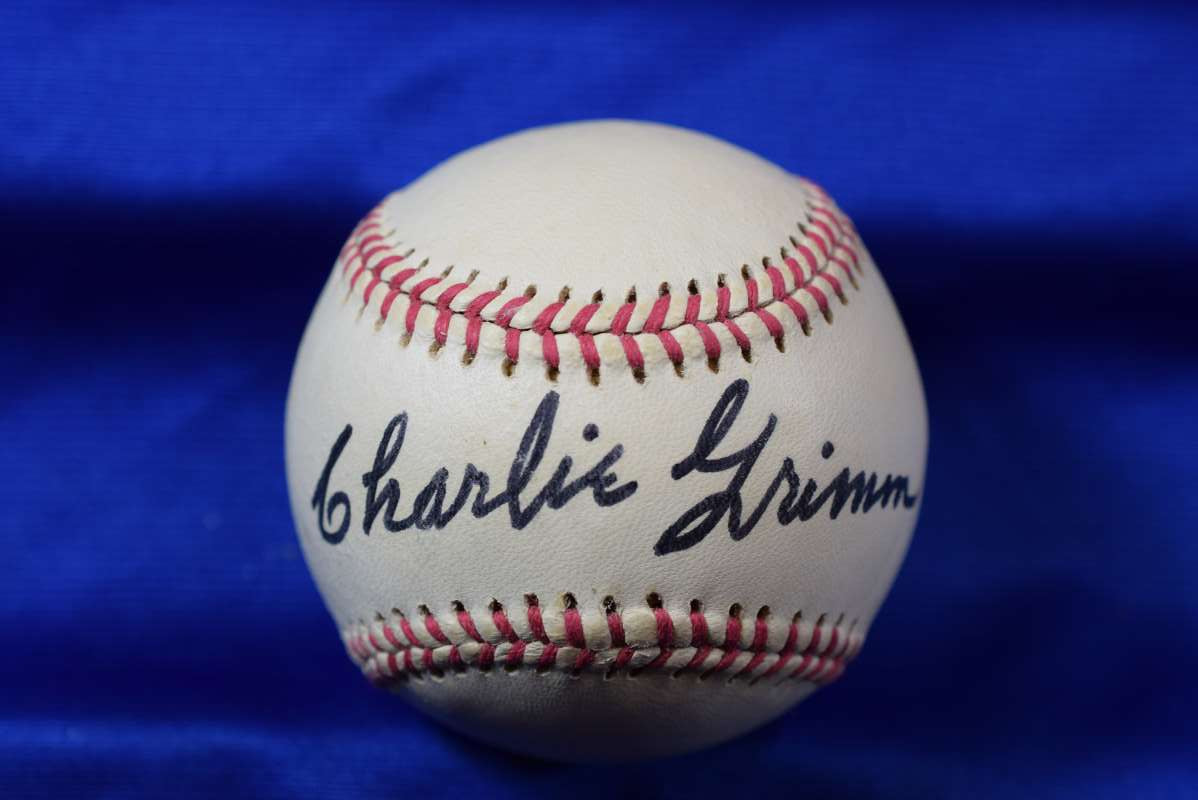 Charlie Grimm PSA DNA Autograph Baseball Signed