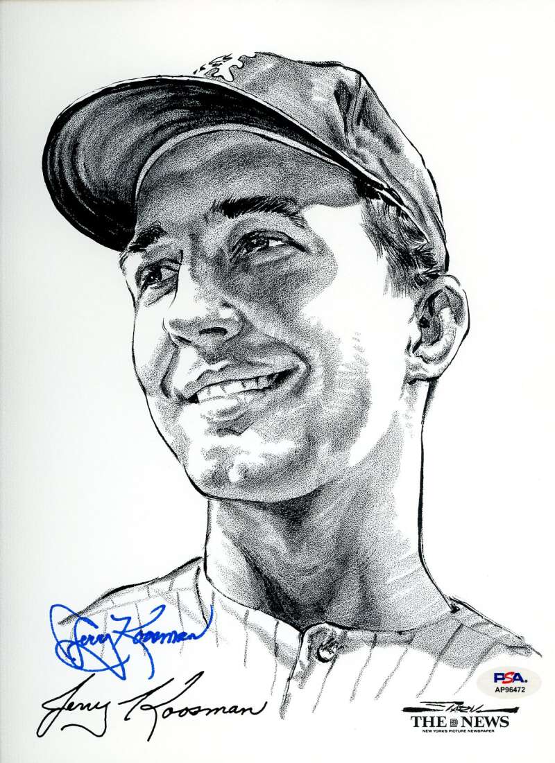 Jerry Koosman PSA DNA Signed 1969 NY Mets Daily News Portfolio Photo Autograph