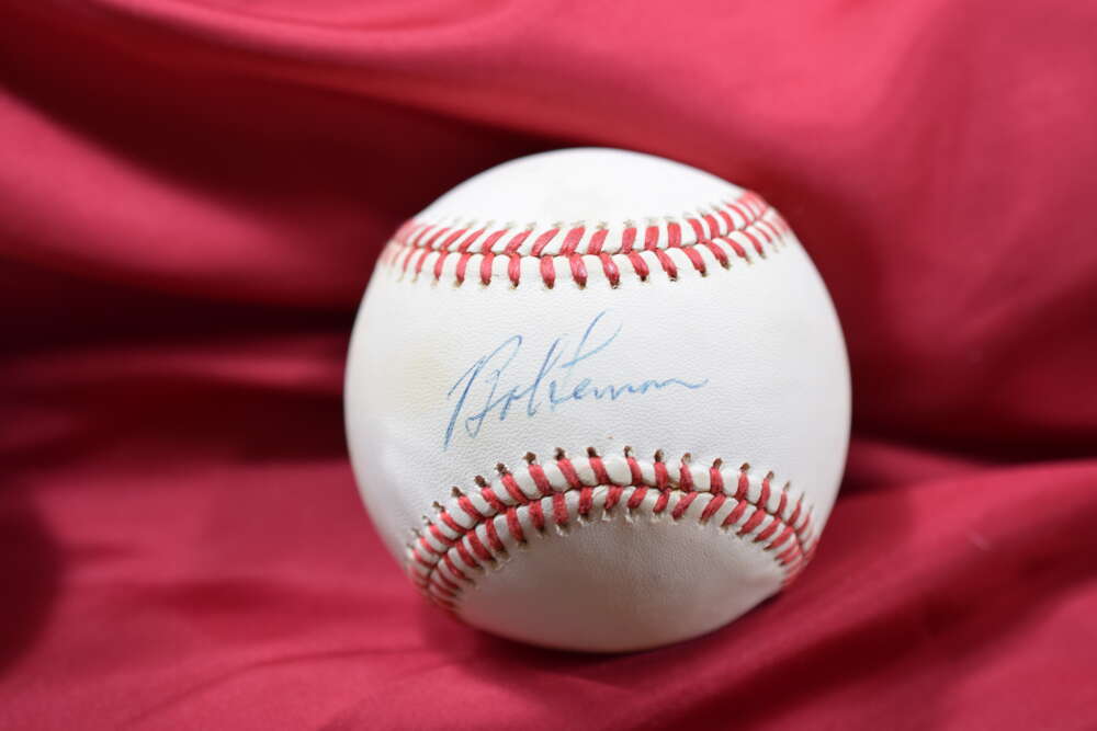 Bob Lemon Autographed American League OAL Signed Baseball