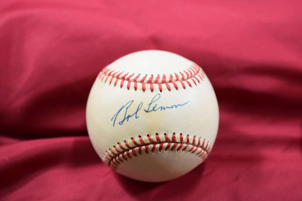 Bob Lemon Signed American League OAL Autograph Baseball