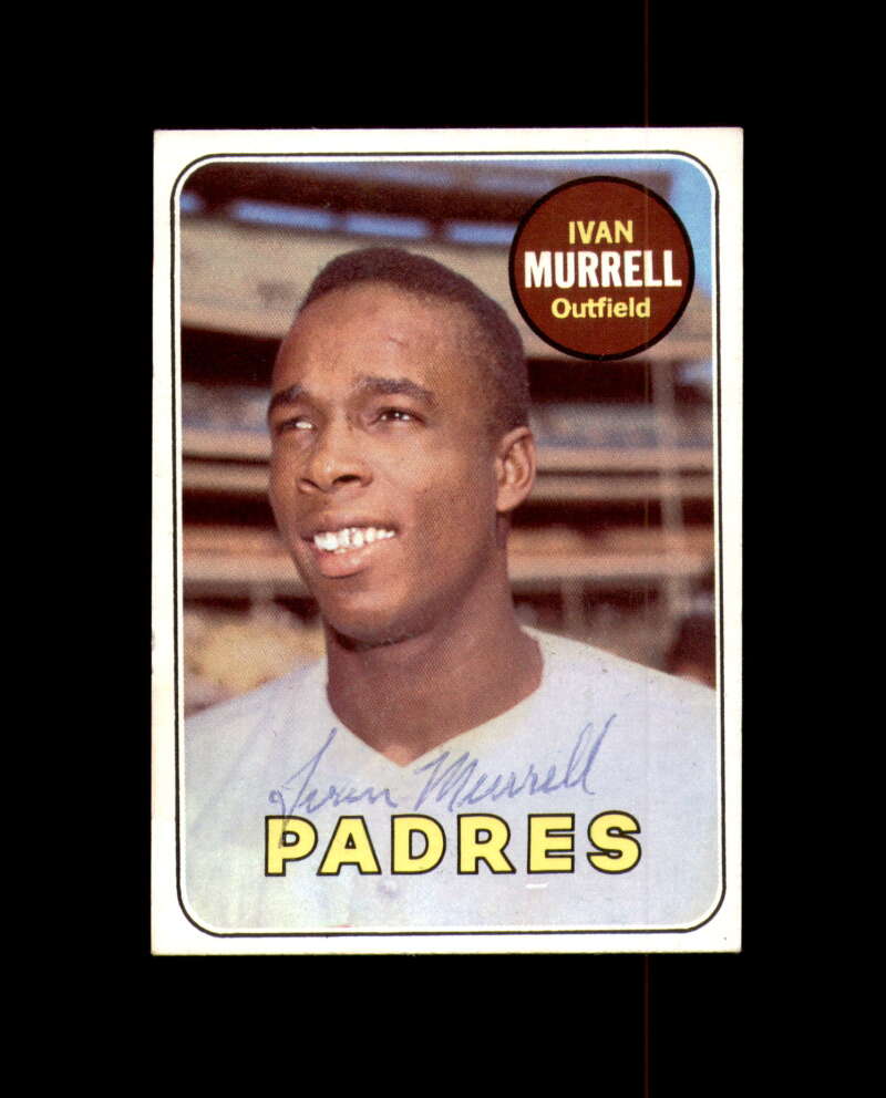 Ivan Murrell Signed Original 1969 Topps San Diego Padres Autograph