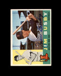 Jim Busby Signed Authentic 1960 Topps Boston Red Sox Autograph