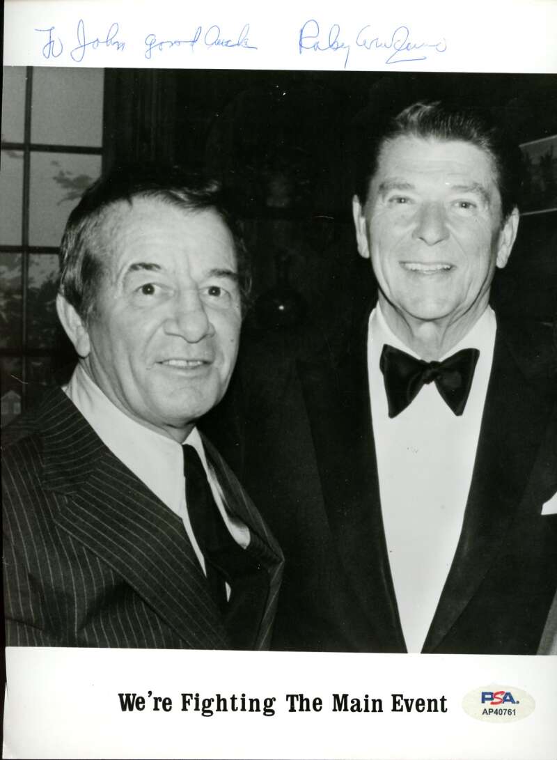 Rocky Graziano PSA DNA Autograph 8x10 Photo Signed