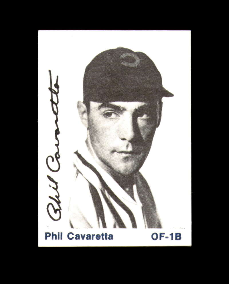 Phil Cavaretta Signed 1976 TCMA 1938 Cubs Chicago Cubs Autograph