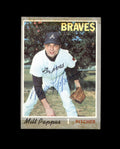 Milt Pappas Signed 1970 Topps Atlanta Braves Autograph