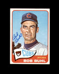Bob Buhl Signed Authentic 1965 Topps Chicago Cubs Autograph