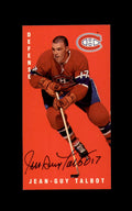 Jean-Guy Talbot Signed 1994 Parkhurst Tall Boys Montreal Canadians Autograph