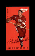 Alex Delvecchio Signed 1994 Parkhurst Tall Boys Detroit Red Wings Autograph