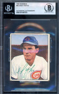 Andy Pafko Beckett BAS Signed 1950 Bowman Autograph