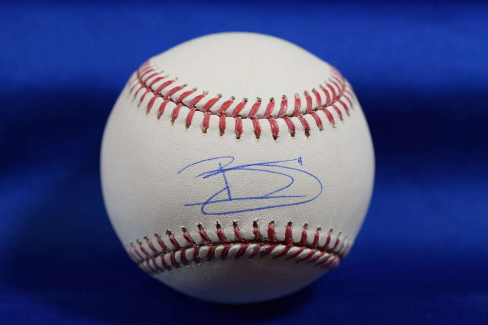 Brett Gardner MLBAuthentic COA Autograph Major League OML Signed Baseball 6