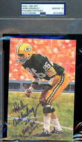 Herb Adderley Gem Mint 10 PSA DNA Signed Goal Line Art Card GLAC Autograph HOF 80