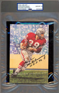 Hugh McElhenny Gem Mint 10 PSA DNA Signed Goal Line Art Card GLAC Autographed HOF 70