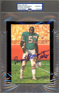 Dwight Stephenson Gem Mint 10 PSA DNA  Goal Line Art Card GLAC Signed HOF 98