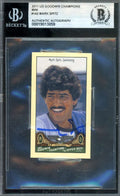 Mark Spitz Beckett BAS Signed 2011 Upper Deck Goodwin Champions Mini Autograph