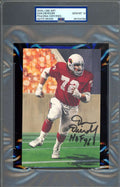 Dan Dierdorf Gem Mint 10 PSA DNA Signed Goal Line Art Card GLAC Autograph HOF 96