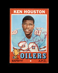 Ken Houston Signed 1971 Topps Rookie Houston Oilers Autograph