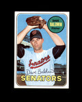 Dave Baldwin Signed 1969 Topps Washington Senators Autograph
