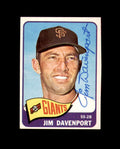 Jim Davenport Signed Authentic 1965 Topps San Francisco Giants Autograph