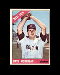 Dave Morehead Signed Authentic 1966 Topps Boston Red Sox Autograph