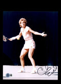 Chris Evert Beckett BAS Signed 8x10 Photo Autograph