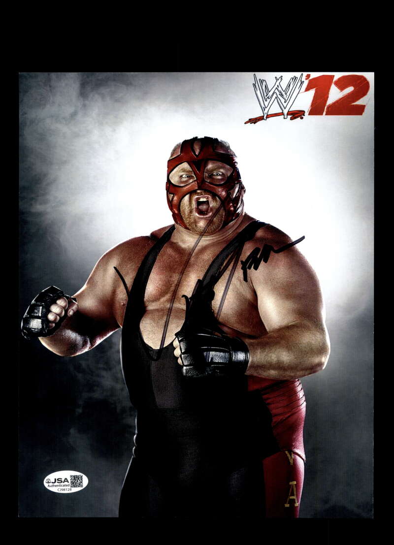Big Van Vader JSA Cert Signed 8x10 Photo Autograph