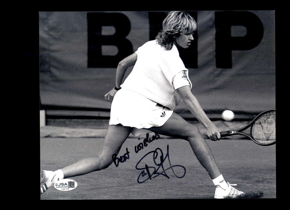 Steffi Graf JSA Cert Signed 8x10 Photo Autographed