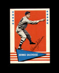 Dennis Galehouse Signed 1961 Fleer St. Louis Browns Autograph