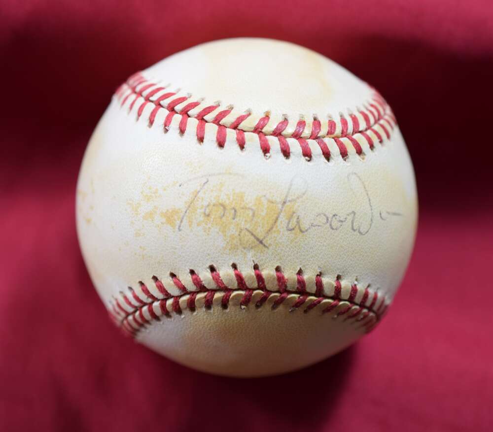 Tom Lasorda Autograph National League ONL Signed Baseball