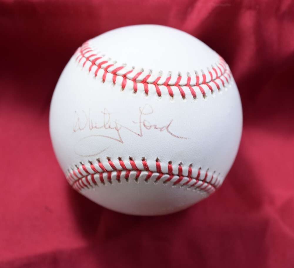 Whitey Ford Autograph American League OAL Signed Baseball