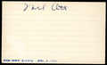 Mel Ott PSA DNA Loa Signed 3x5 Index Card Autograph