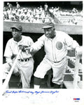 Cool Papa Bell PSA DNA Coa Signed 8x10 Photo My Manager James Taylor Autograph