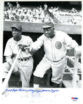 Cool Papa Bell PSA DNA Coa Signed 8x10 Photo My Manager James Taylor Autographed
