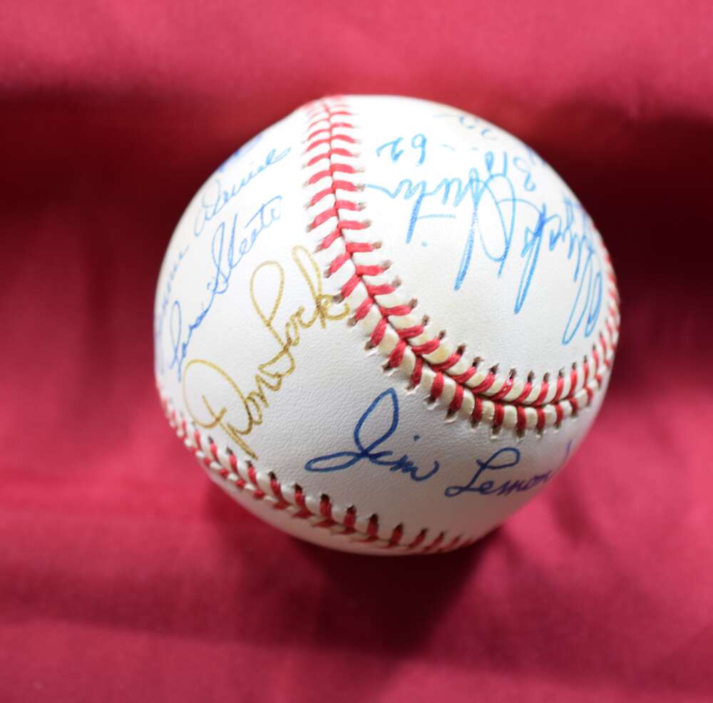 Jim Lemon Don Lock Autograph American League OAL Signed by 9 Baseball