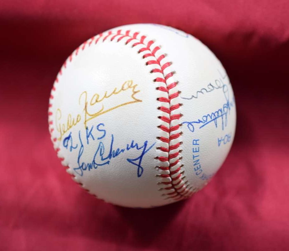 Jim Lemon Don Lock Autograph American League OAL Signed by 9 Baseball